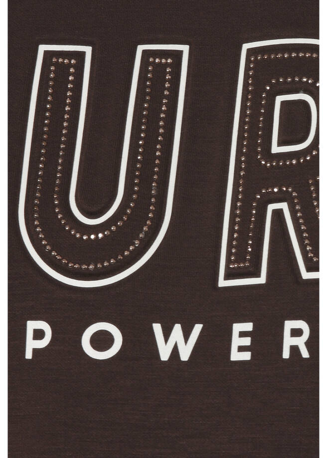 Casual Chic Kapuzen-Sweatshirt "Pure Power" /