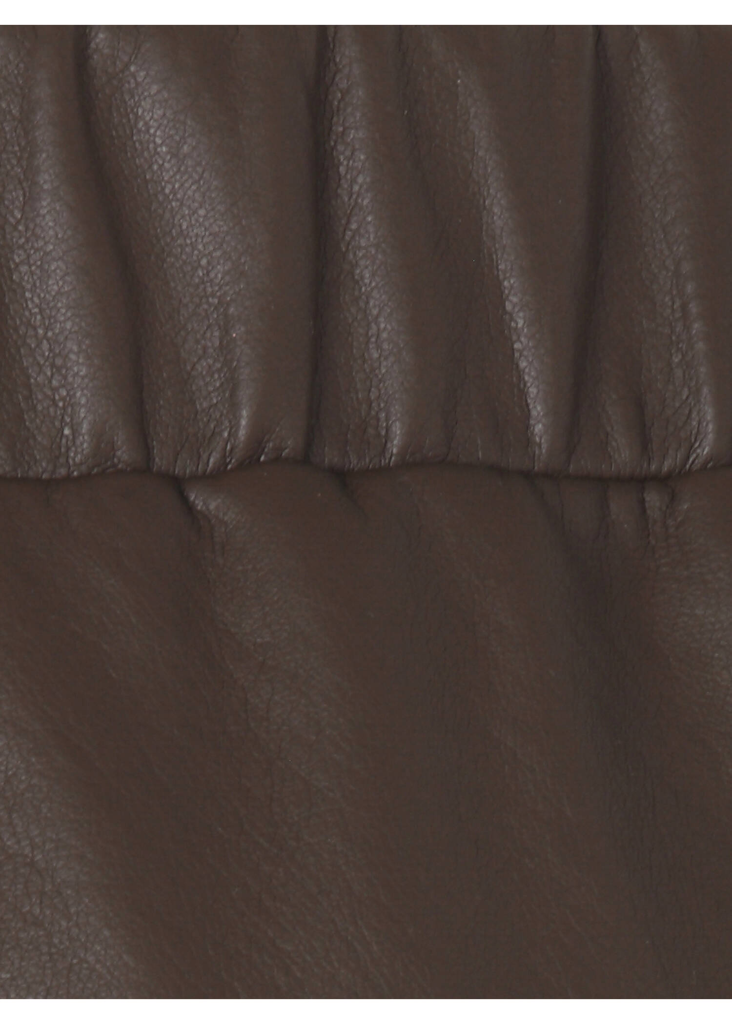 Chice Schlupfhose in Leder-Optik, weites Bein "Kaffee" /
