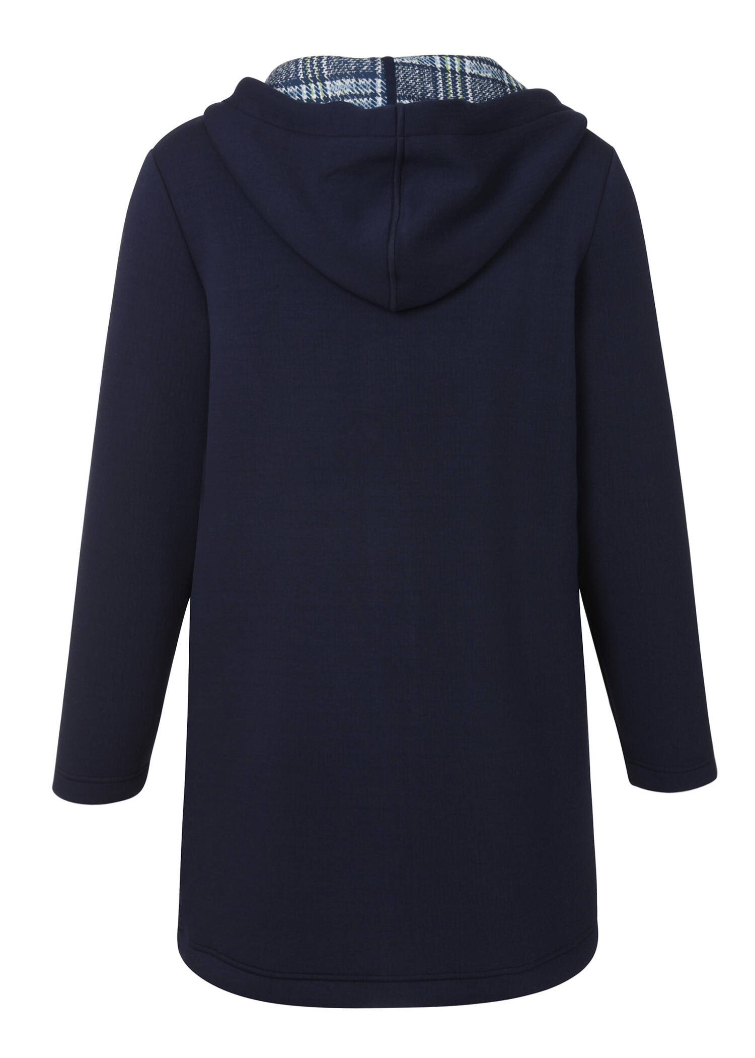 Übergangsjacke / Longjacke mit Kapuze /