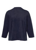 3/4-Arm Jacke im Veloursleder-Look /