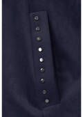 3/4-Arm Jacke im Veloursleder-Look /