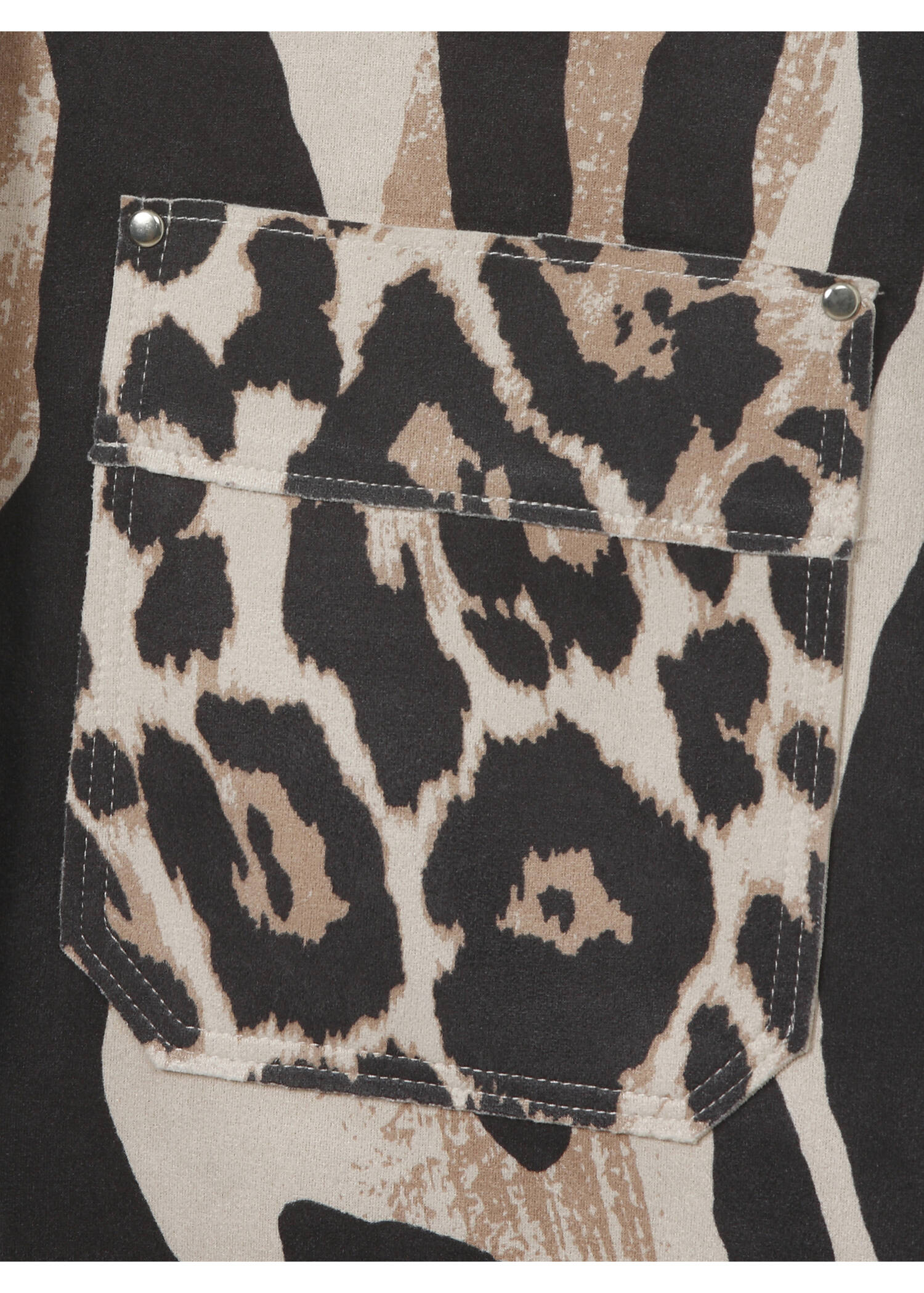 Modern Animal-Print Jacke / 
