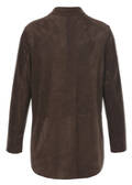 Edle Velours Hemdbluse / leichte Jacke / 
