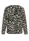 Flauschige Jacke Modern Leo /