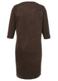 Edles 3/4-Arm Velours Kleid /