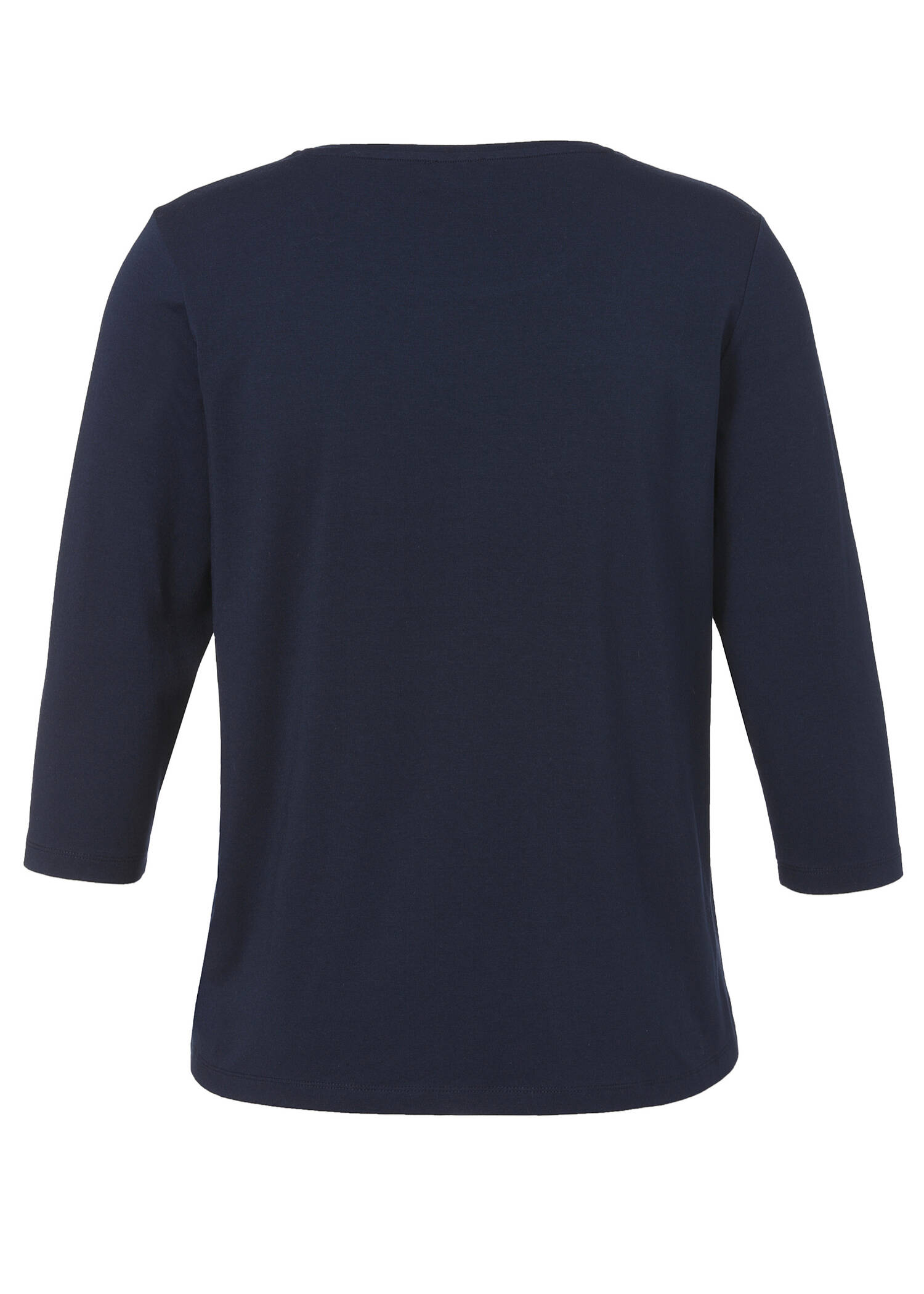 Softes 3/4-Arm-Shirt mit Motiv aus Silbersteinchen /