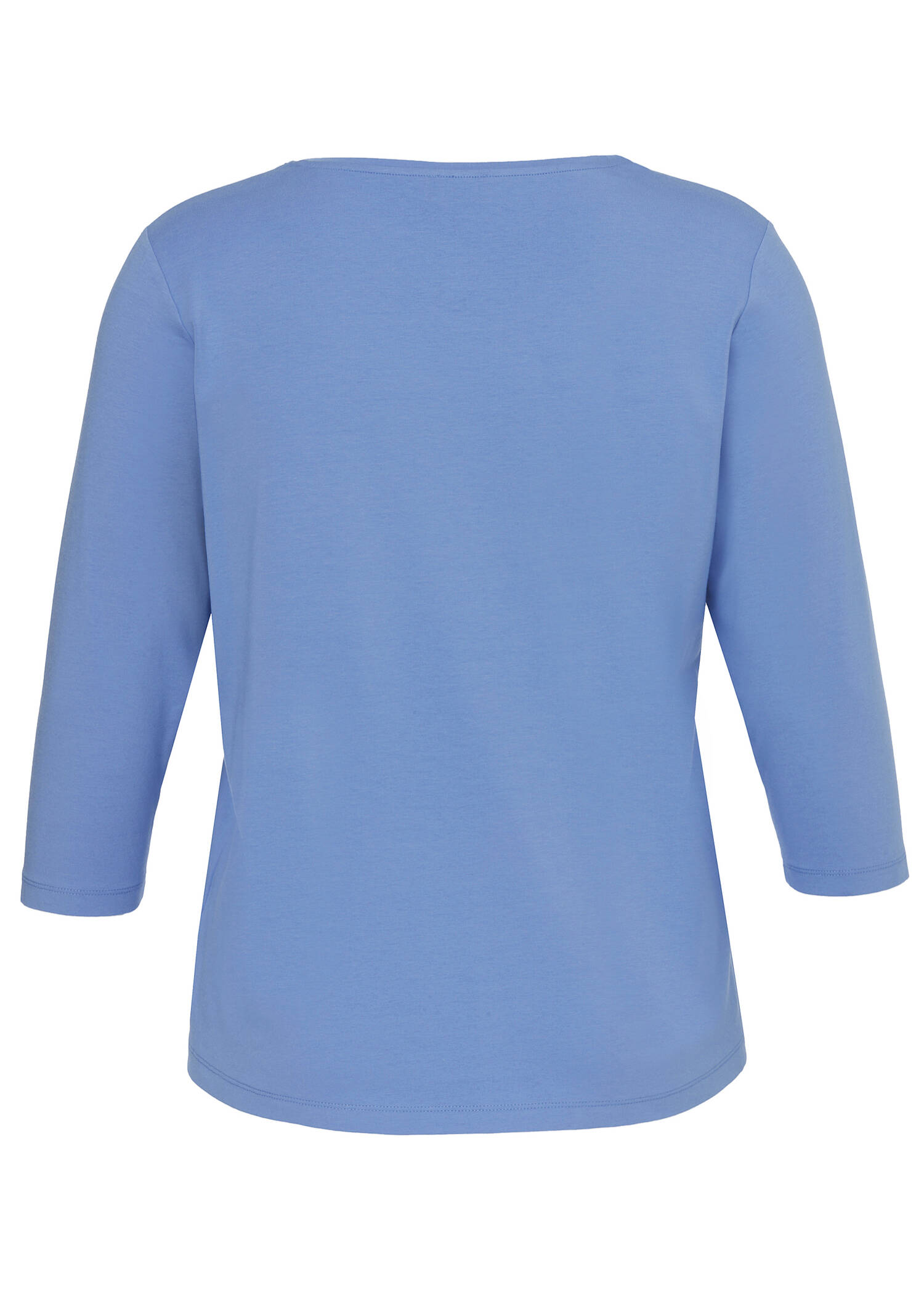 Softes 3/4-Arm-Shirt mit Motiv aus Silbersteinchen /