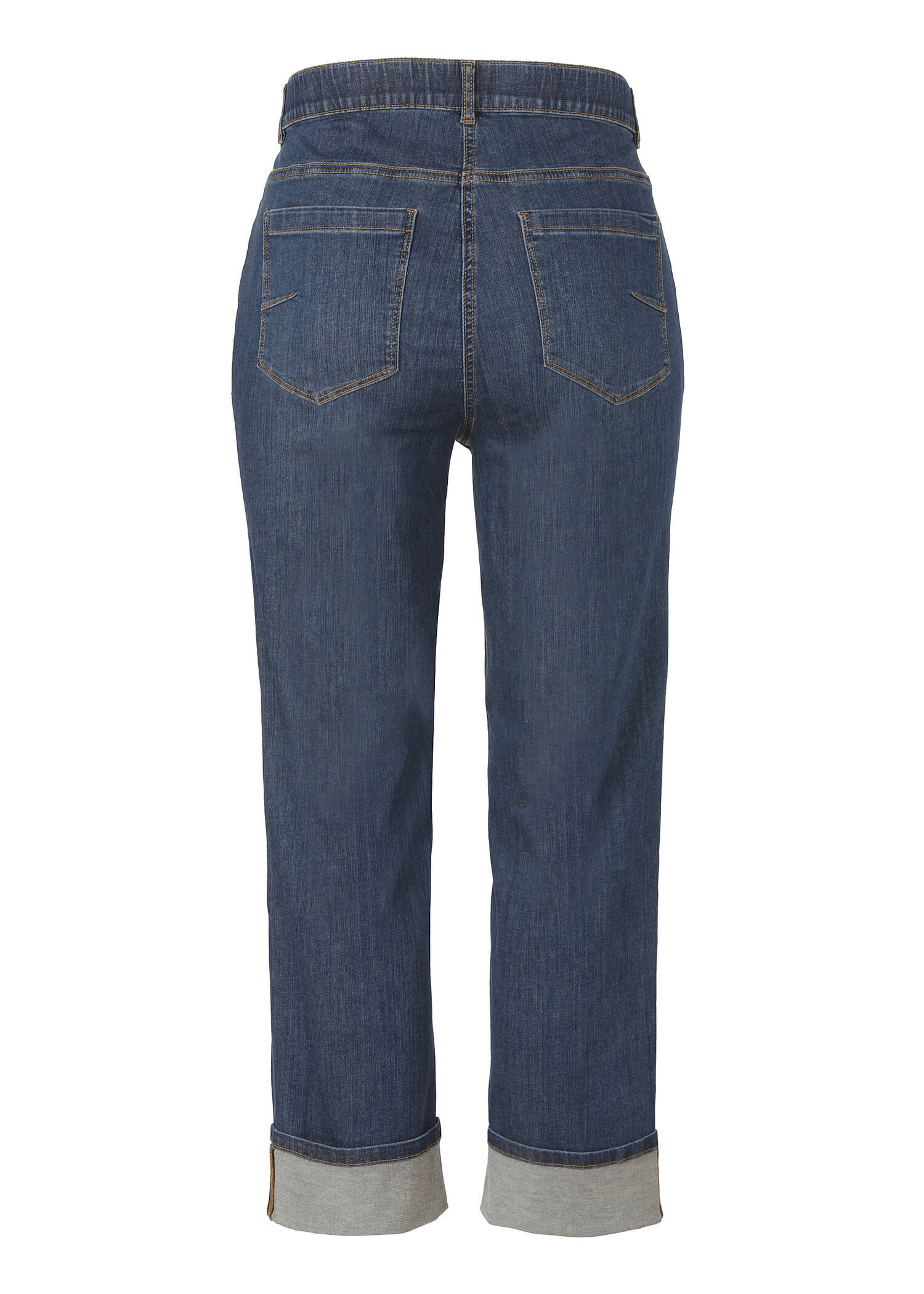 5-Pocket Power Stretch Jeans Grau Used /