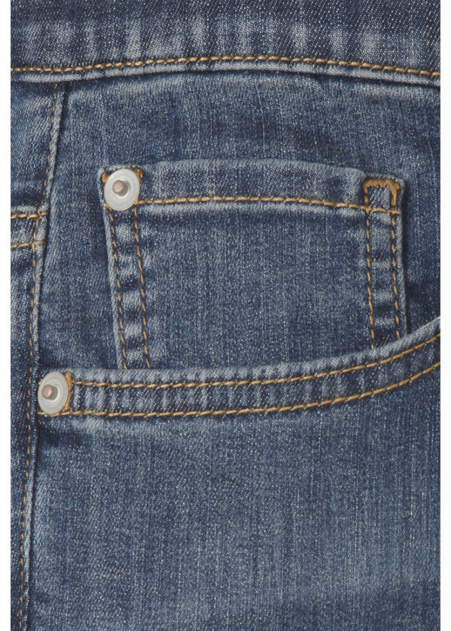 5-Pocket Power Stretch Jeans Grau Used /