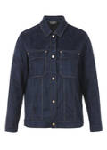 Moderne Velours-Jacke im Jeans-Style / 