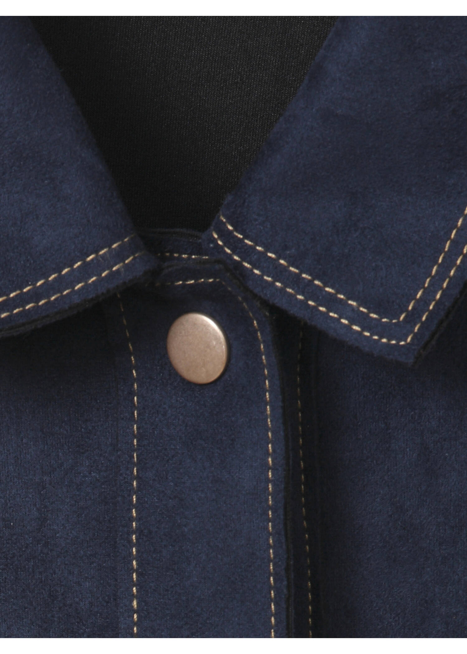 Moderne Velours-Jacke im Jeans-Style / 