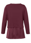 Softes Premium Sweatshirt in Bordeaux /