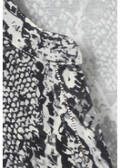 Viskose-Jersey 3/4-Arm Shirt mit Gummizugsaum /