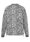 Moderne Blouson-Jacke mit Snake-Print /