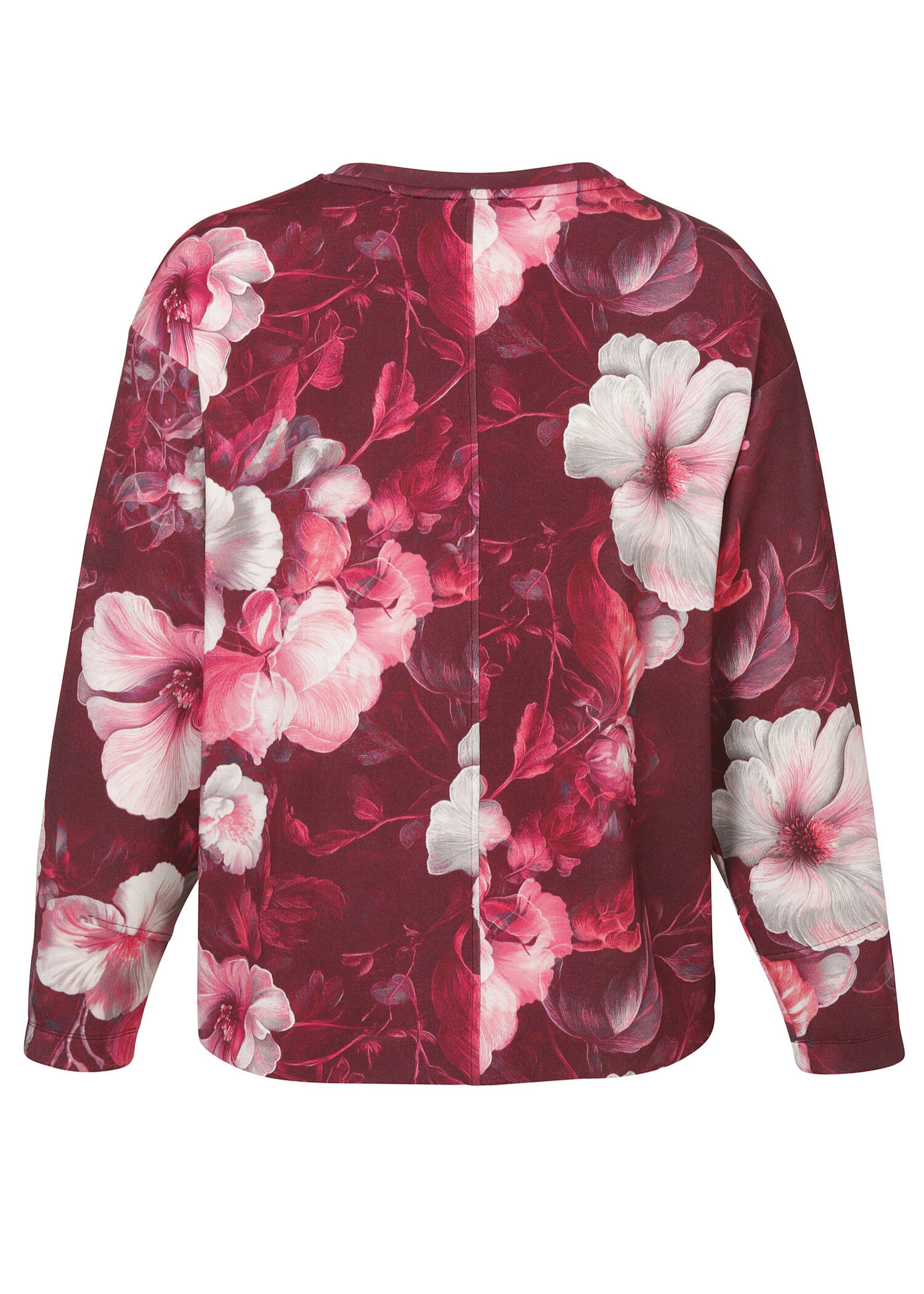 Feminines Sweatshirt mit Flower-Print /