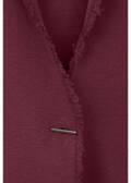 Longjacke / Strickmantel mit Schalkragen /
