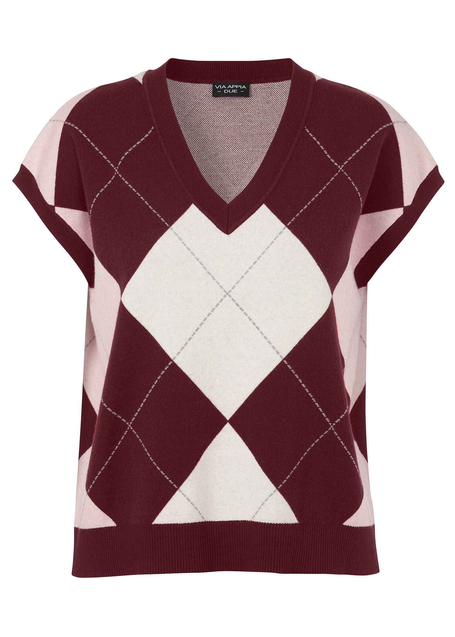 Trendy Pullunder mit V-Ausschnitt / 