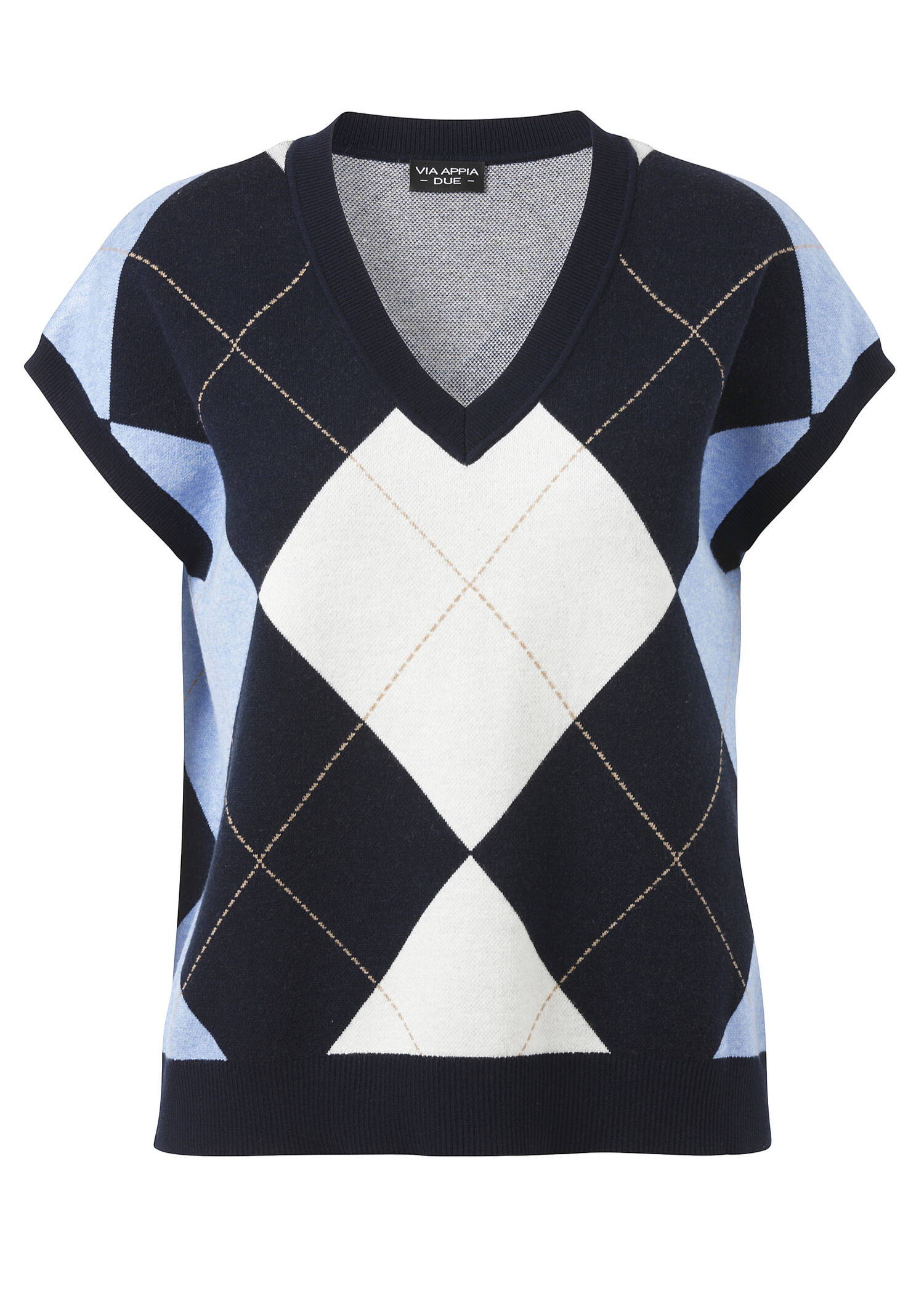 Trendy Pullunder mit V-Ausschnitt /