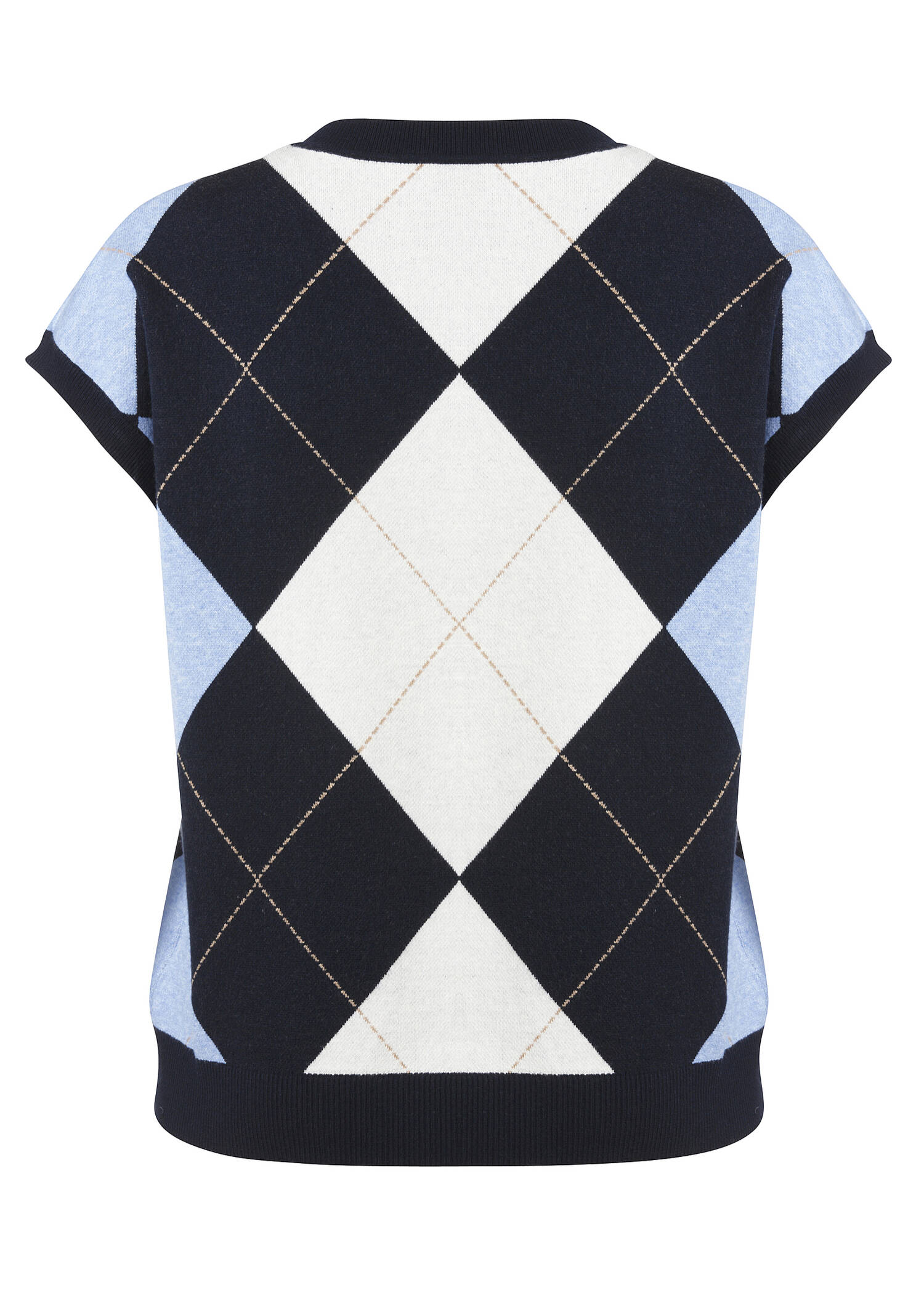 Trendy Pullunder mit V-Ausschnitt /