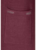 Weicher Baumwoll-Pullover mit Kelchkragen / 