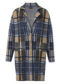 Leichte Mantel-Jacke Karomuster /