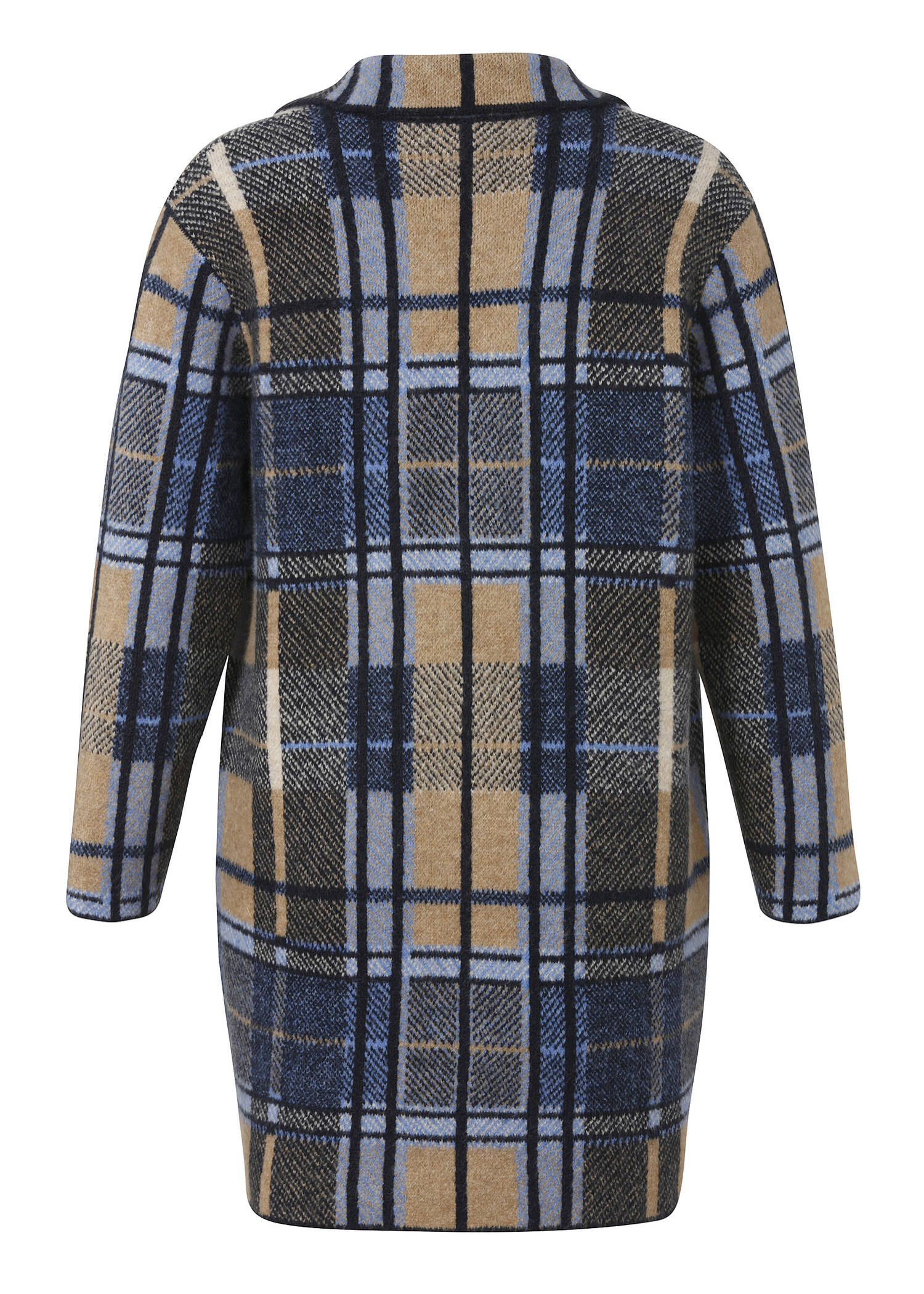 Leichte Mantel-Jacke Karomuster /