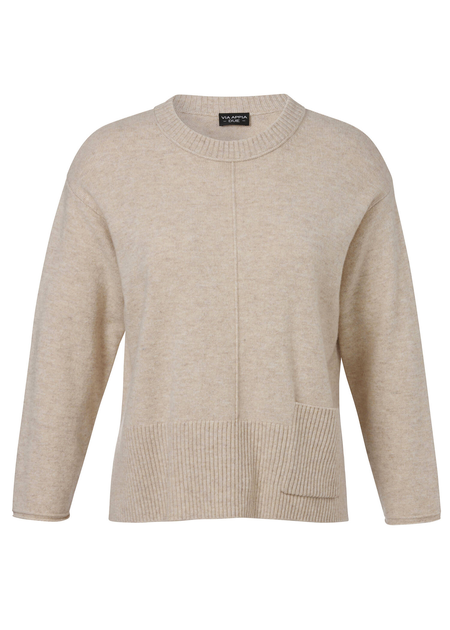 Edler Wollmix-Pullover in Premium-Qualität /