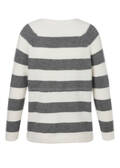 Gestreifte Feinstrickjacke /