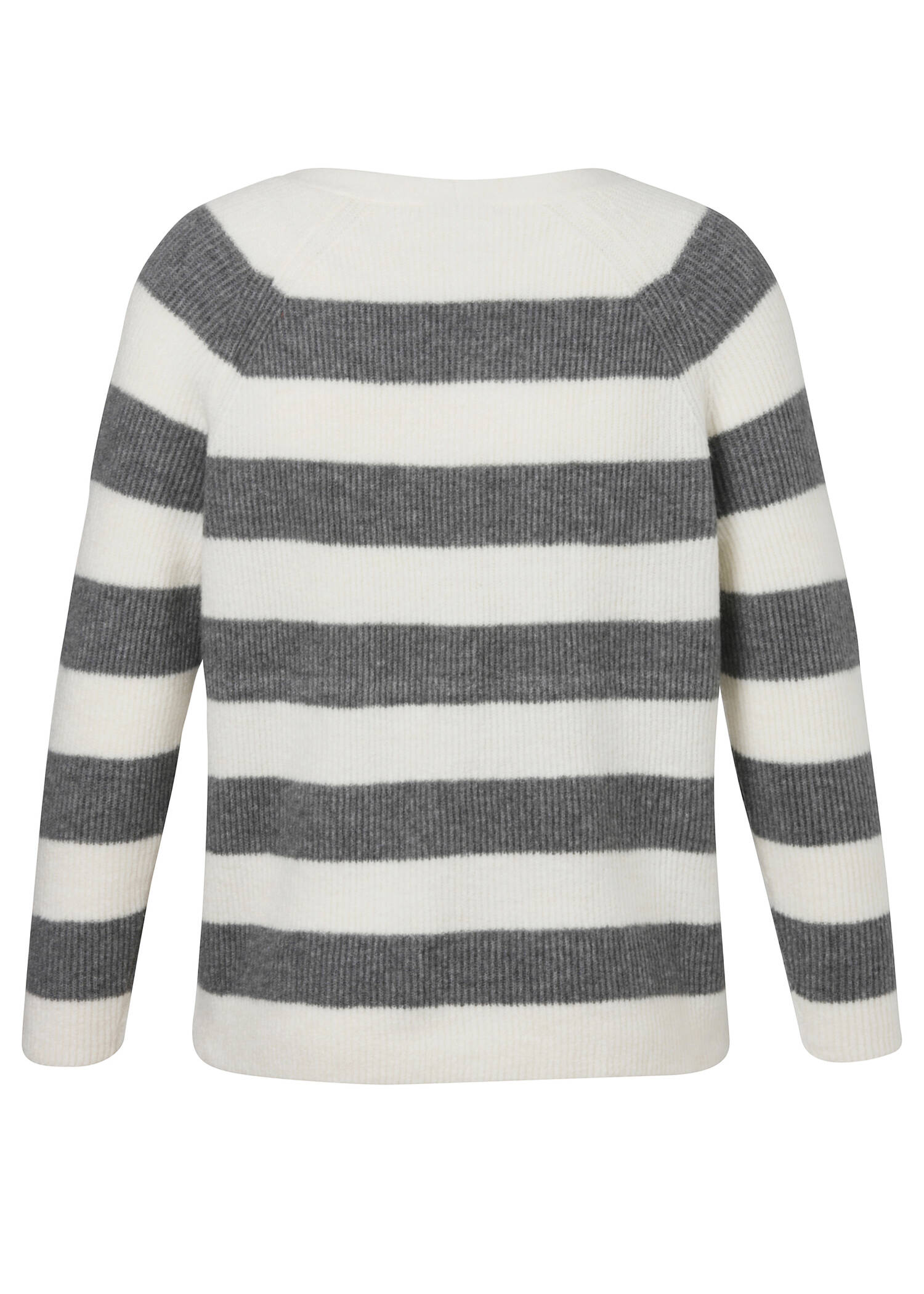 Gestreifte Feinstrickjacke /