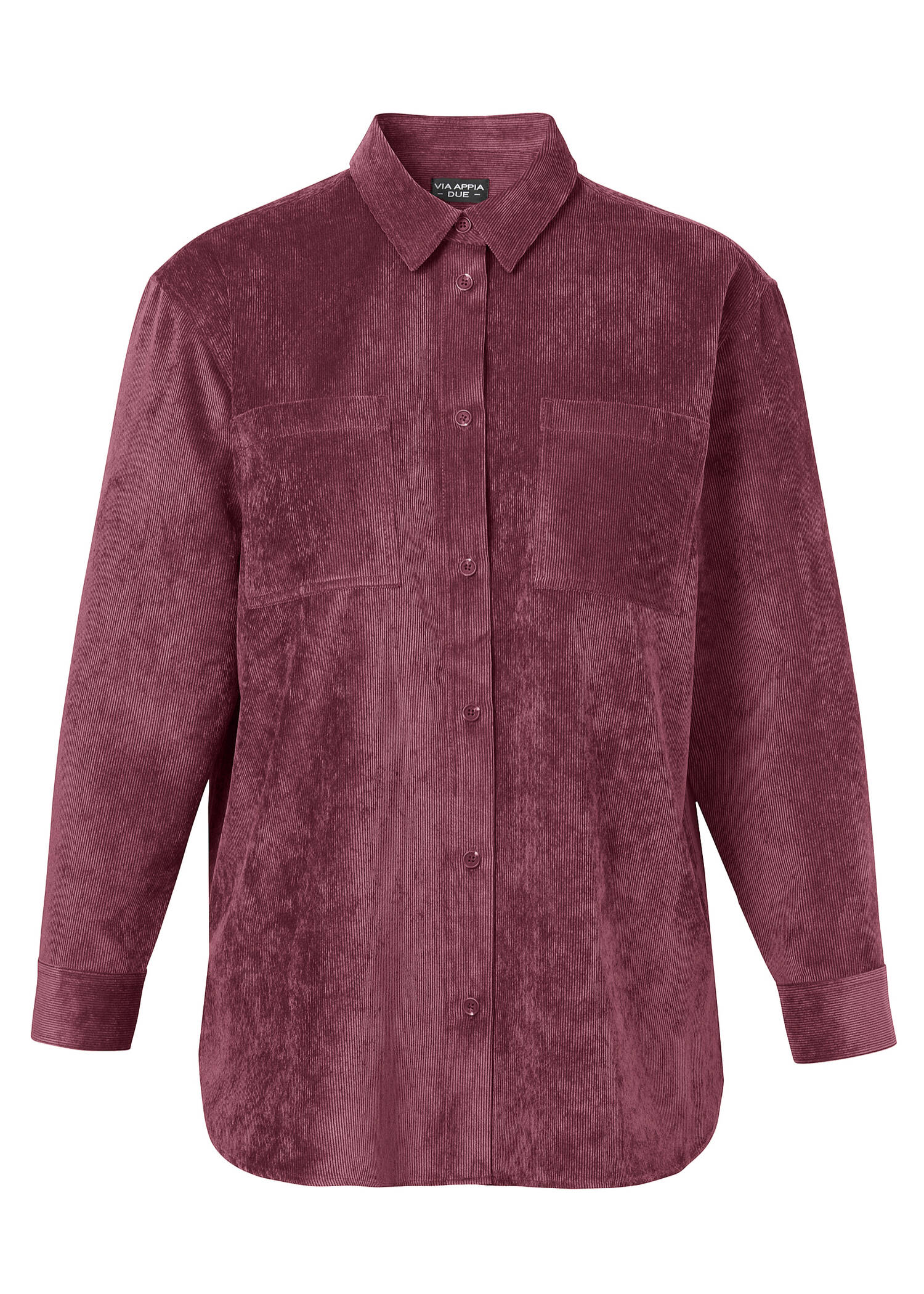 Hemdbluse aus weichem Feincord /