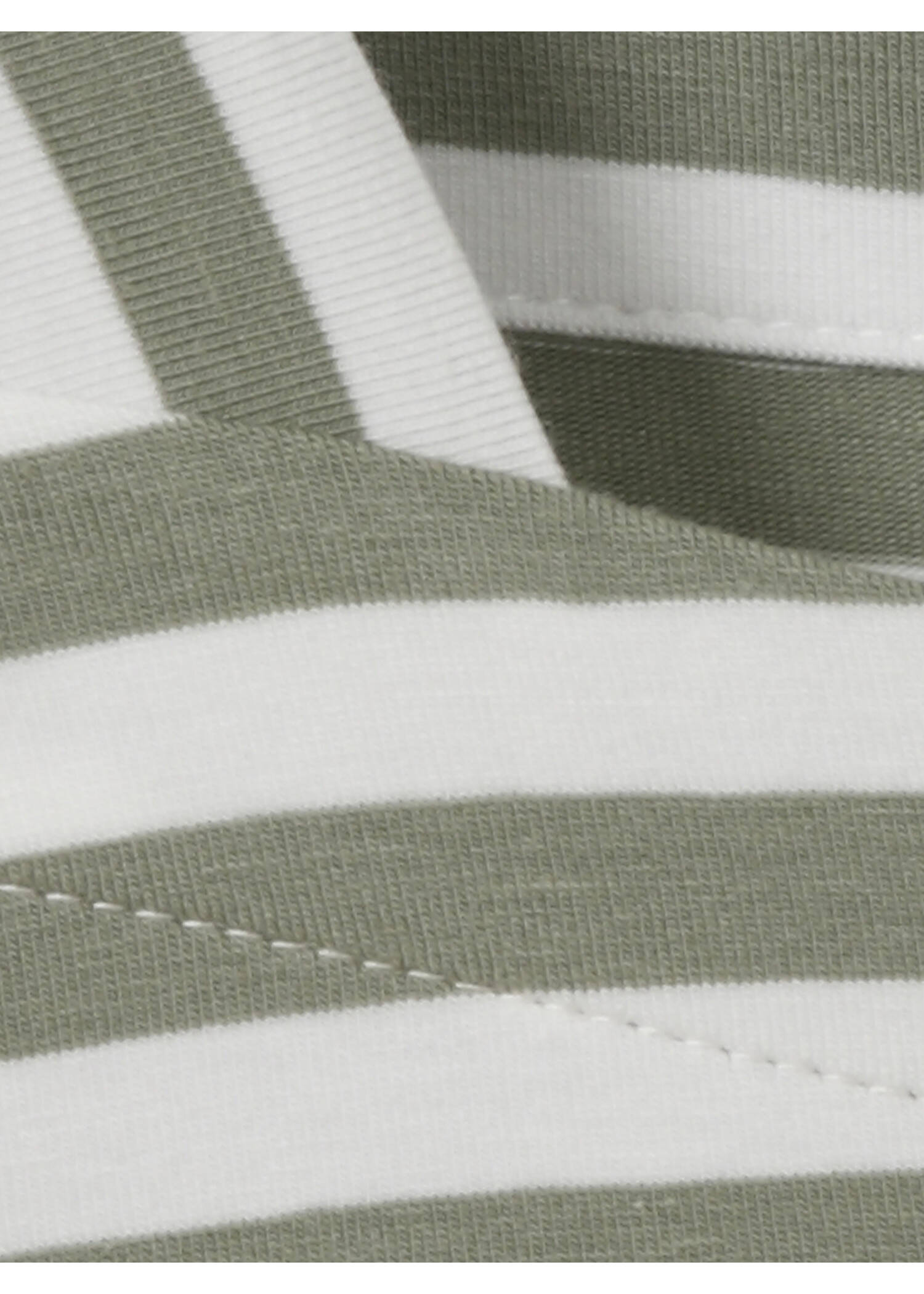 3/4-Arm Ringelshirt mit Karree-Ausschnitt / 