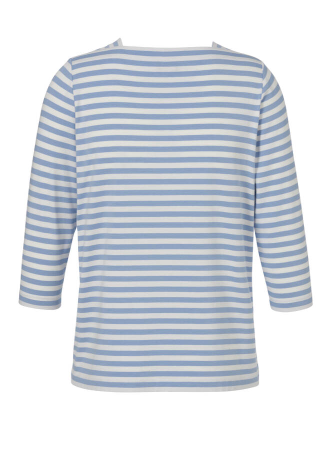 hellblau / ecru Rückansicht