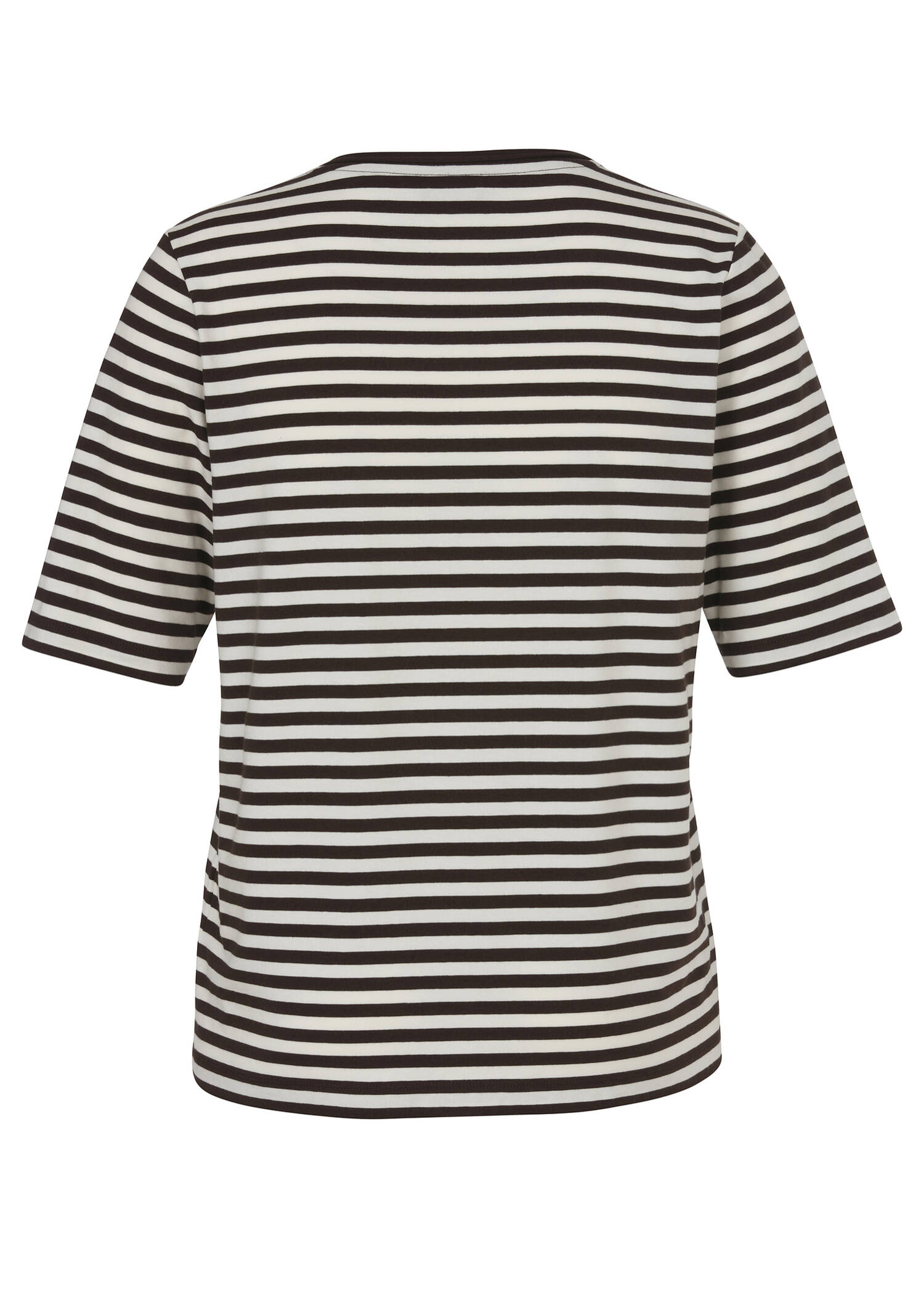 Softes Ringelshirt Mocca / Creme / 