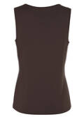 Hochwertiges Premium Basic Kombi-Top Mocca / 