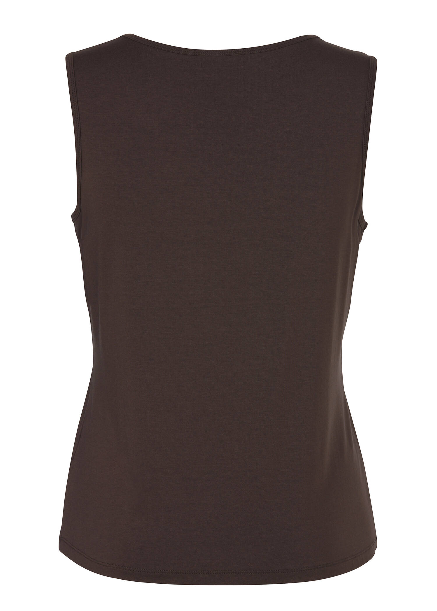 Hochwertiges Premium Basic Kombi-Top Mocca / 