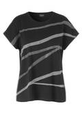 Weiches Baumwoll-Shirt mit geschmückter Front /