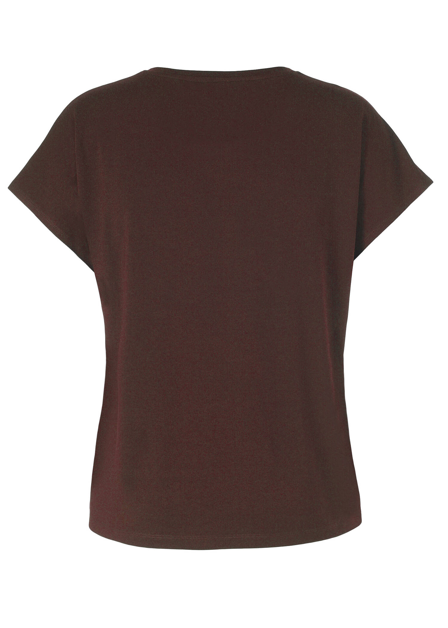 Weiches Baumwoll-Shirt mit geschmückter Front /