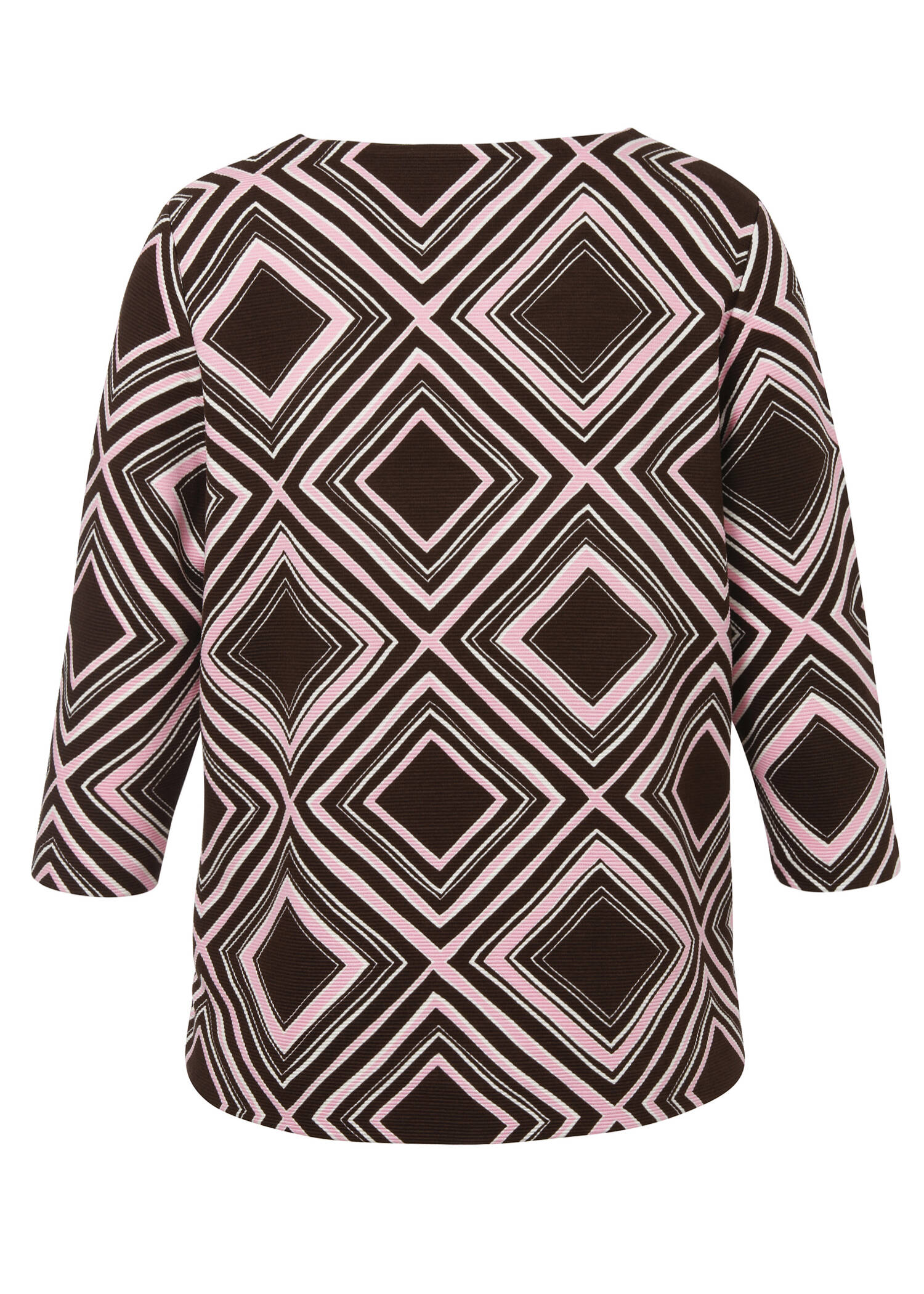3/4-Arm Sweatshirt / leichter Pullover Karo /