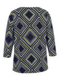 3/4-Arm Sweatshirt / leichter Pullover Karo /