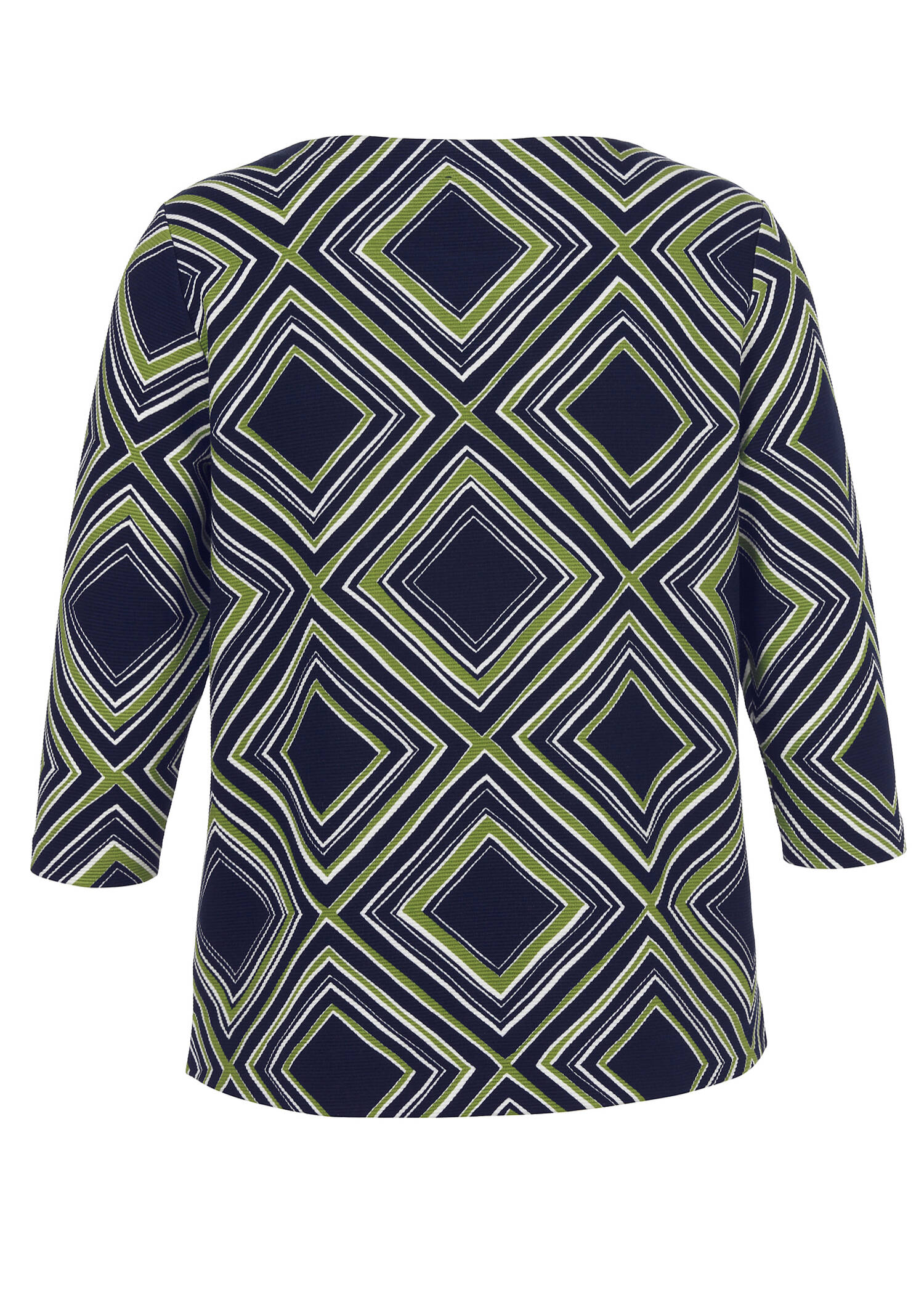 3/4-Arm Sweatshirt / leichter Pullover Karo /