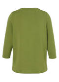 3/4-Arm Sweatshirt mit Schmuck-Details /