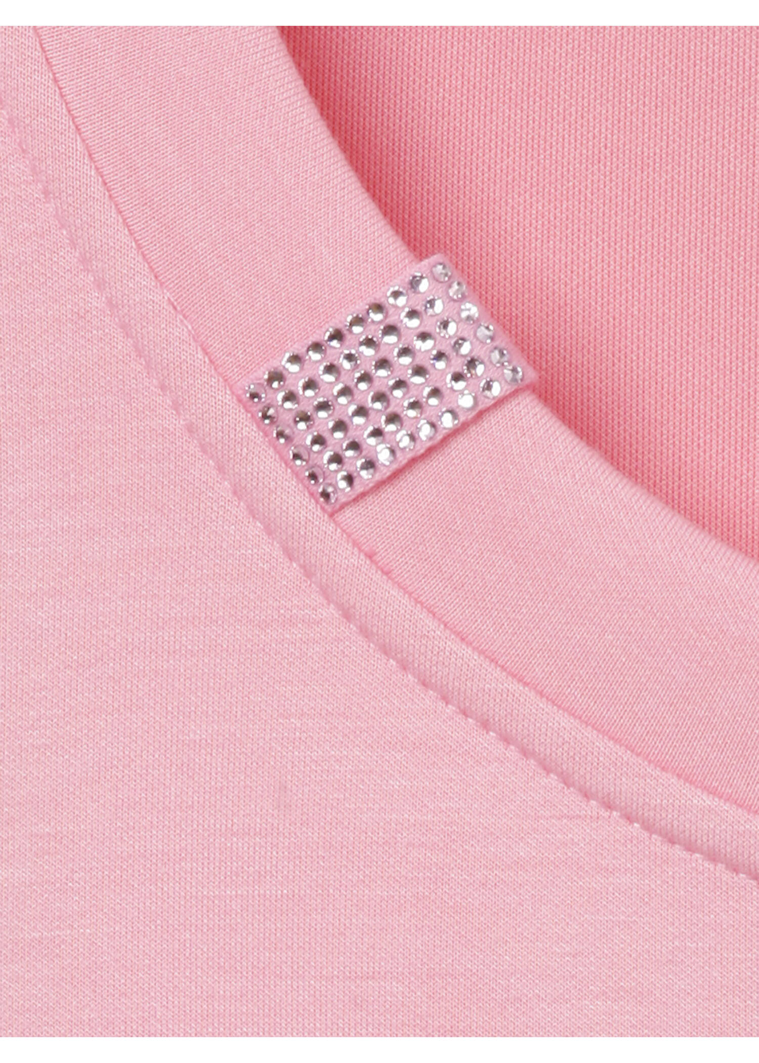 3/4-Arm Sweatshirt mit Schmuck-Details /
