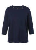 3/4-Arm Sweatshirt mit Schmuck-Details /