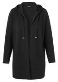 Offene Sweat-Jacke mit Kapuze / 