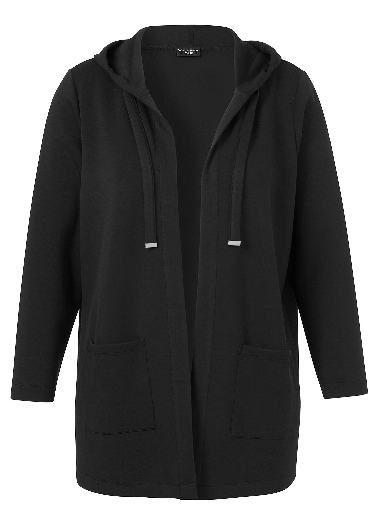 Offene Sweat-Jacke mit Kapuze / 