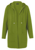 Offene Sweat-Jacke mit Kapuze /
