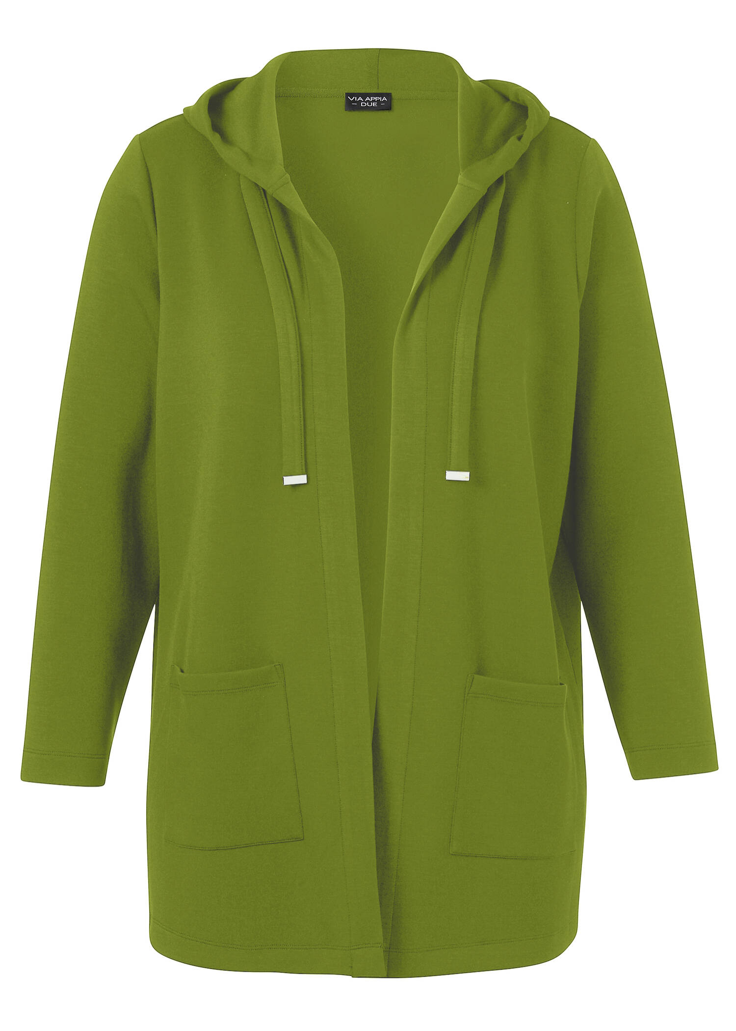 Offene Sweat-Jacke mit Kapuze /
