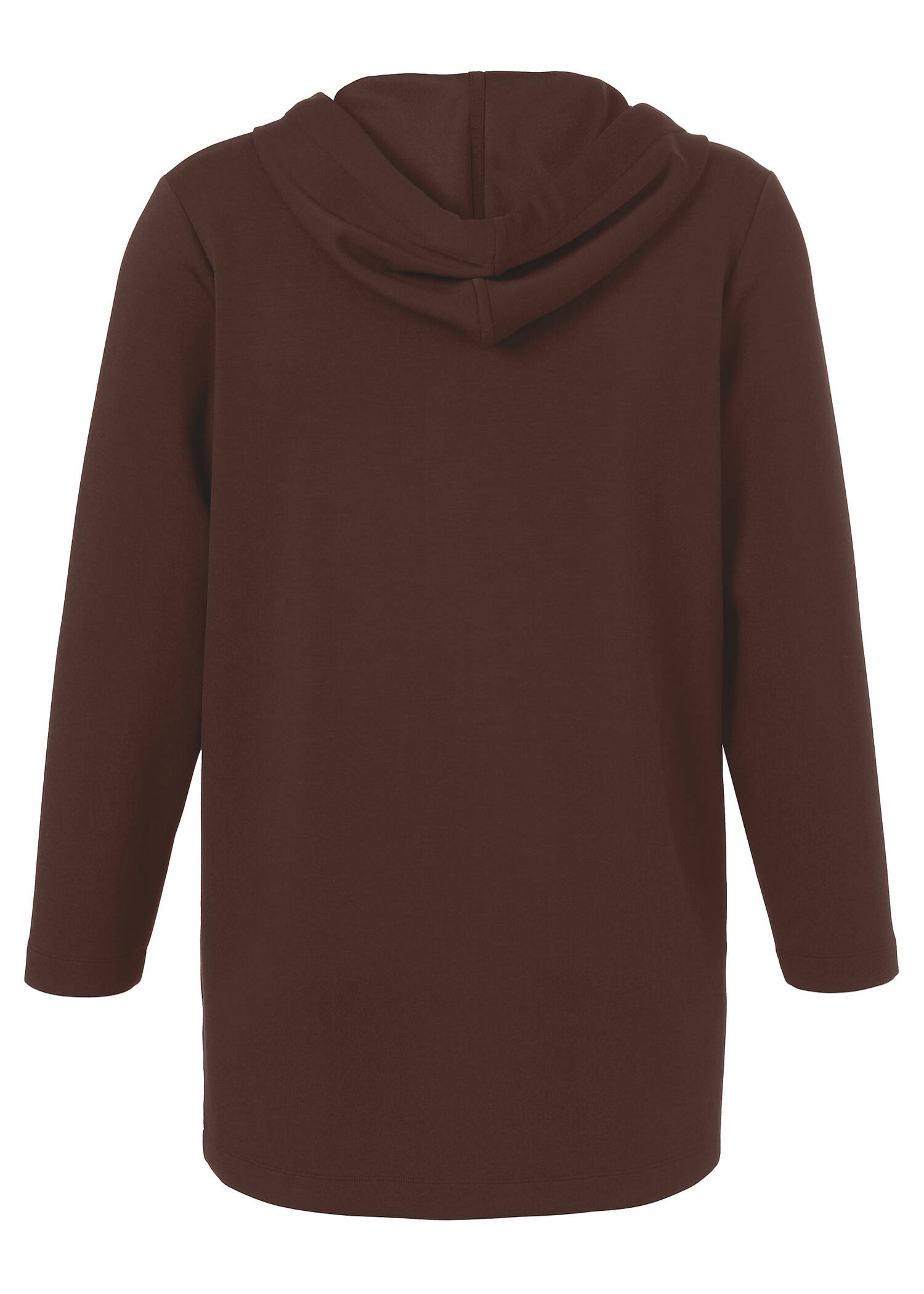 Offene Sweat-Jacke mit Kapuze /