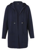 Offene Sweat-Jacke mit Kapuze /