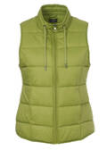 Wattierte Steppweste mit Zipper /